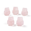 Natural Rose Quartz Owl Display Decorations G-N345-04B-1