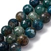 Natural Dragon Veins Agate(Dyed & Heated) Beads Strands G-K390-A01-01-2