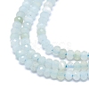 Natural Flower Amazonite Beads Strands G-G106-A16-01-3