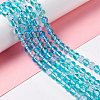 Synthetic Moonstone Beads Strands G-E573-02A-07-1