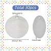 30Pcs Aluminum Pendants FIND-SC0009-99-2
