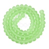 Transparent Glass Beads Strands EGLA-A044-T8mm-MD09-3