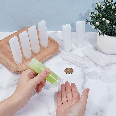 Plastic Portable Refillable Squeeze Bottles for Shampoo Lotion and Shower Gel AJEW-GF0013-51-1