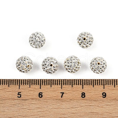 Czech Glass Rhinestones Beads LS-RB-E482-8mm-001-1