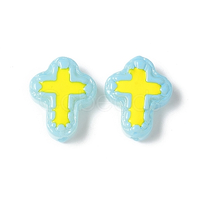 Baking Paint Glass Enamel Beads BLOW-D300-06M-1