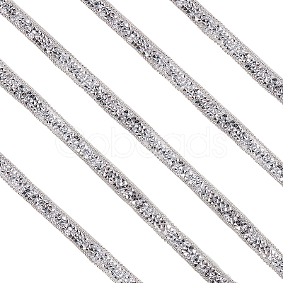 5 Yards Self Adhesive Resin Rhinestone Tape DIY-SP0002-49D-1