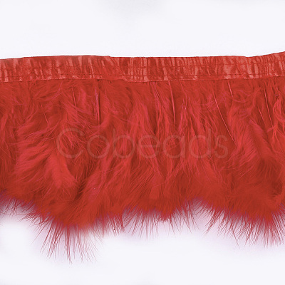 Turkey Feather Fringe Trimming FIND-T037-03G-1