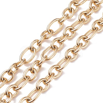 Ion Plating(IP) 304 Stainless Steel Oval Link Chains CHS-C002-01G-1