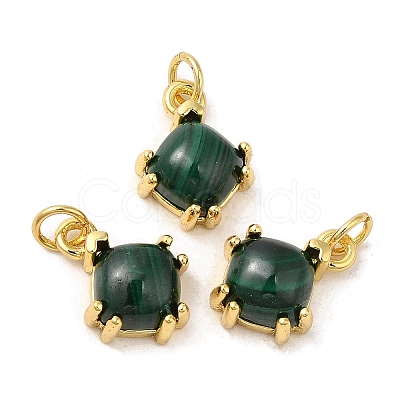 Rack Plating Brass Charms KK-C030-03G-1