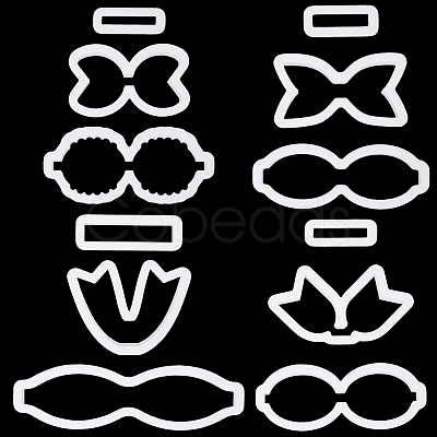 4 Boxs 4 Styles Plastic Molds DIY-SC0030-53B-1