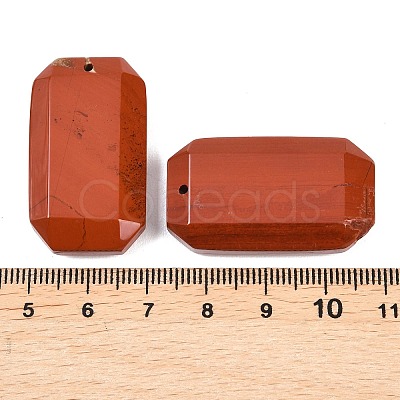 Natural Red Jasper Pendants G-H325-03K-1