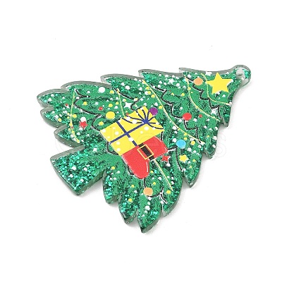 Christmas Acrylic Pendants OACR-D317-01C-1