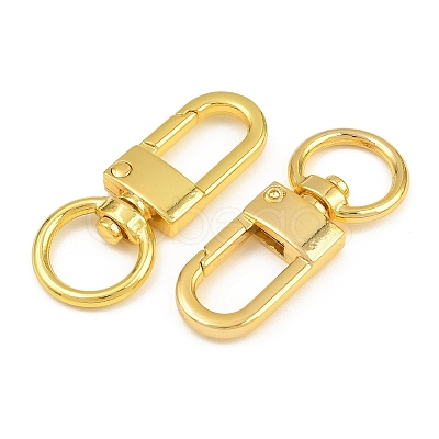 Alloy Swivel Clasps AL-CBAC079-09G-1