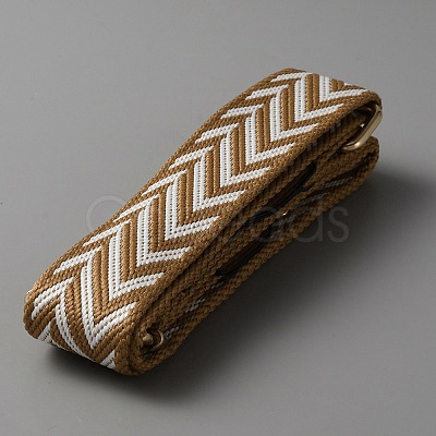 Zig Zag Pattern Cotton Wide Belt Bag Handles FIND-WH0152-22-1