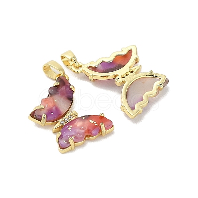 Rack Plating Brass Pendants KK-U011-01G-E-1