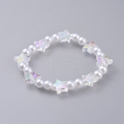 Kids Stretch Bracelets BJEW-JB04577-1