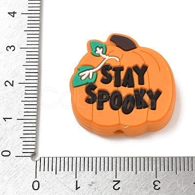 Halloween Silicone Beads SL-CBA81D6-06B-1