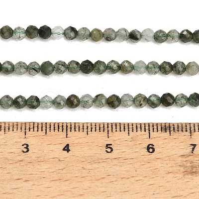 Natural Green Rutilated Quartz Beads Strands GG-CBA9722-A05-3mm-1