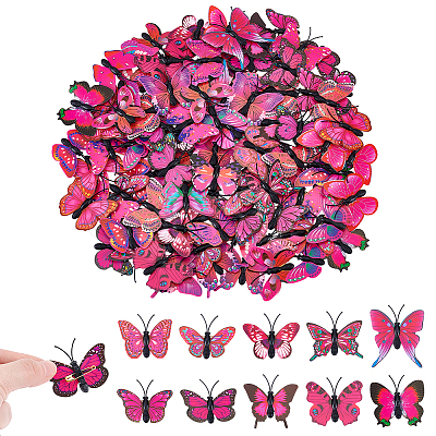 100Pcs PVC Brooches JEWB-UN0001-12A-1