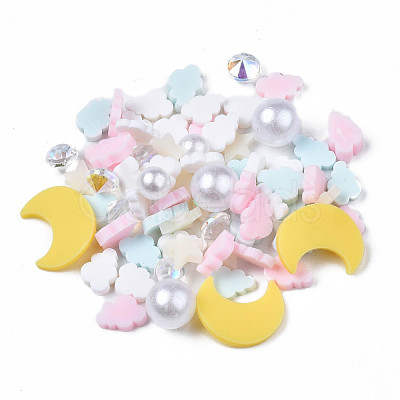 Handmade Polymer Clay Cabochons CLAY-N006-81-1