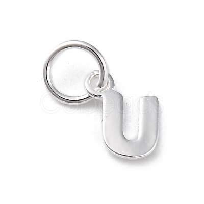 925 Sterling Silver Letter Charms LS-STER-C012-01S-U-1