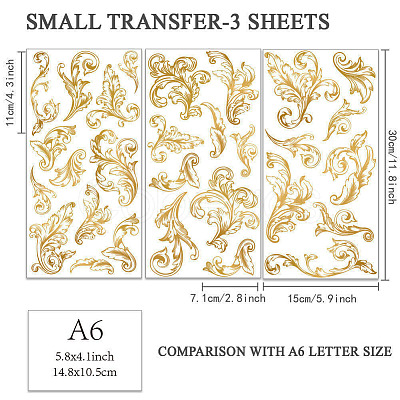 3 Sheets 3 Styles PVC Waterproof Decorative Stickers DIY-WH0404-357-1