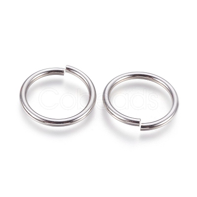 Tarnish Resistant 304 Stainless Steel Saw Cut Open Jump Rings STAS-P212-25P-08-1