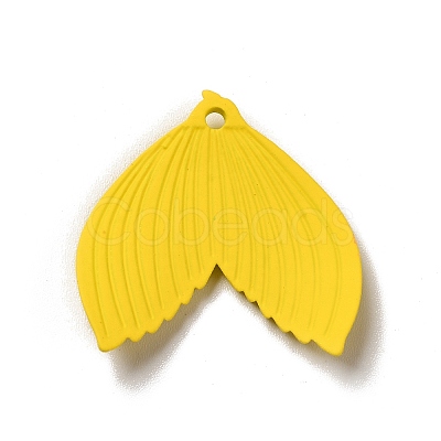 Rubberized Style Acrylic Pendants OACR-E016-10-1