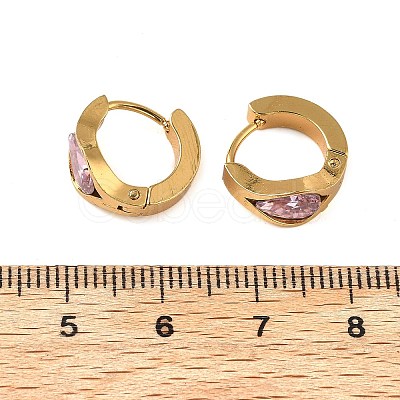 304 Stainless Steel Hoop Earrings EJEW-P309-03G-1