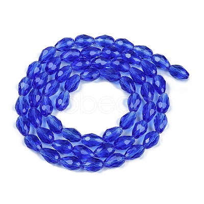 Transparent Glass Beads Strands EGLA-N013-T10mm-D11-1