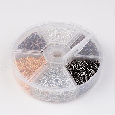 1 Box Brass Open Jump Rings KK-X0060-6mm-1