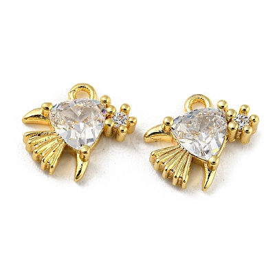 Brass Charms KK-D090-03G-1