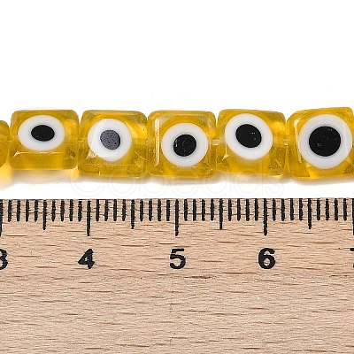 Handmade Evil Eye Lampwork Beads Strands LAMP-G166-03C-1