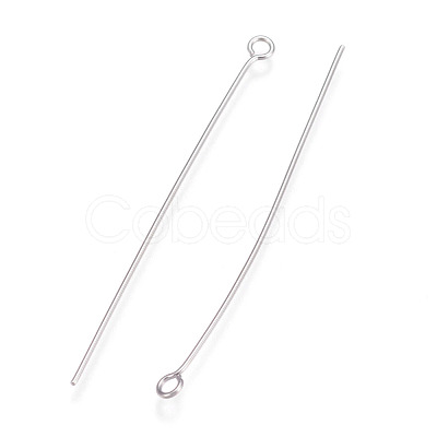 Tarnish Resistant 304 Stainless Steel Eye Pins STAS-O101-67P-1