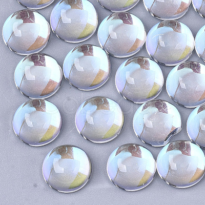 Transparent Glass Cabochons LS-EGLA-N004-03A-01-1