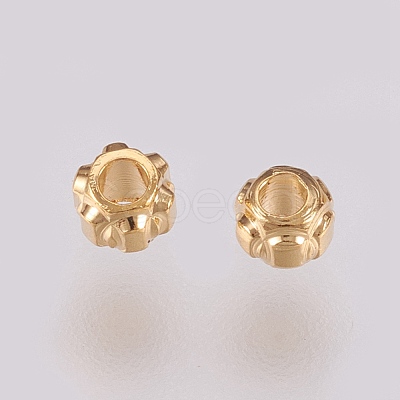 Brass Spacer Beads X-KK-Q735-289G-1