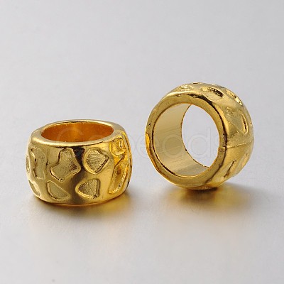 Rondelle Tibetan Style Alloy Beads LS-K0NHD011-1