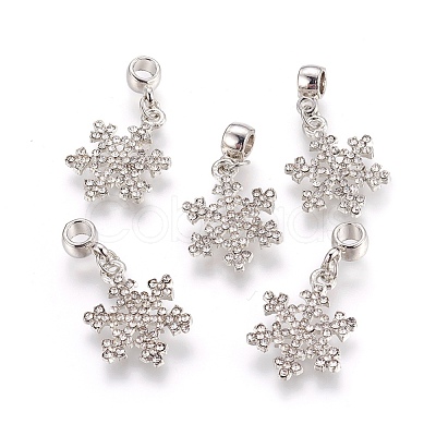 Alloy Rhinestone Pendants ALRI-F054-01P-1