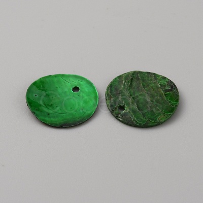 Natural Akoya Shell Pendants BSHE-WH0002-05E-1