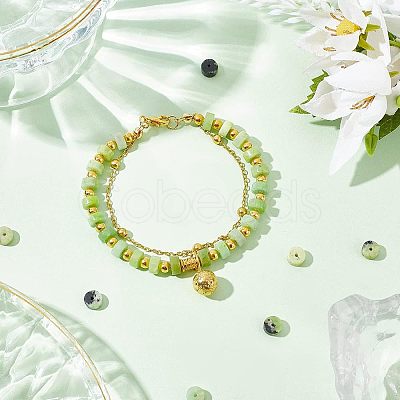 1 Strand Natural Serpentine Beads Strands G-OC0003-10-1