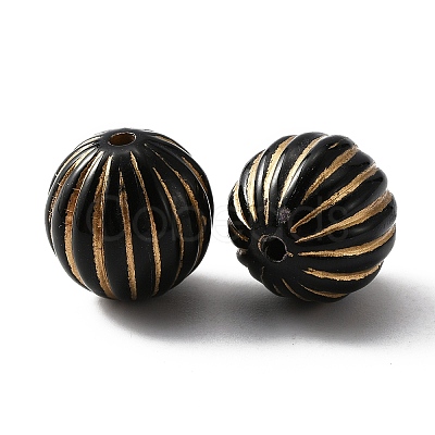 Plating Acrylic Beads LS-KY-WH0046-04I-1