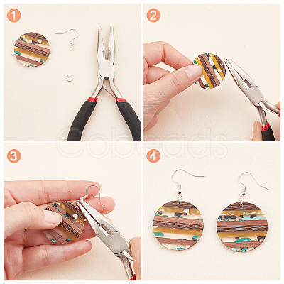 DIY Dangle Earring Making Kits DIY-CA0002-70-1