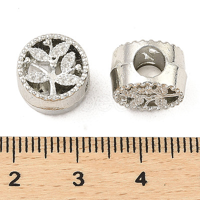 Alloy European Beads Rhinestone Settings FIND-E041-24P-1