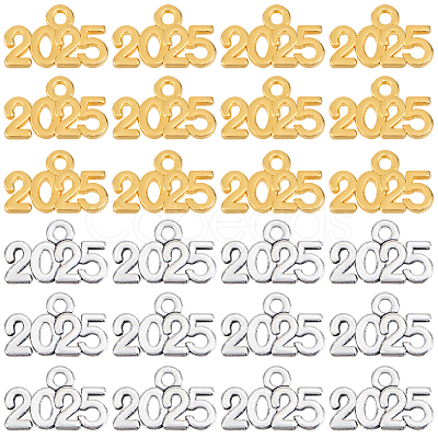 100Pcs 2 Colors Alloy Pendants FIND-SP0002-35-1