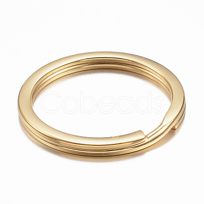 Ion Plating(IP) 304 Stainless Steel Split Key Rings LS-STAS-H383-29G-1