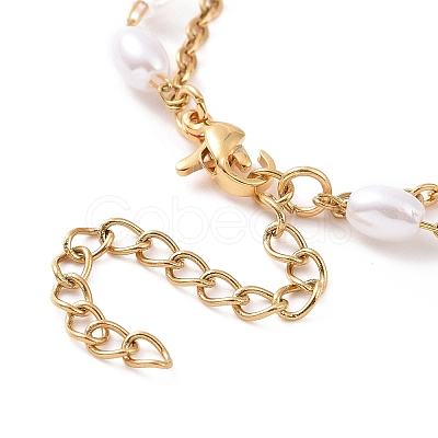 PVD Vacuum Plating 304 Stainless Steel Multi-strand Bracelets BJEW-E054-01G-E-1