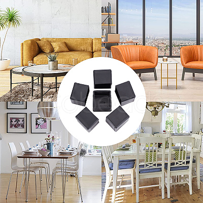 20Pcs PVC Chair Leg Floor Protectors FIND-GF0003-36-1