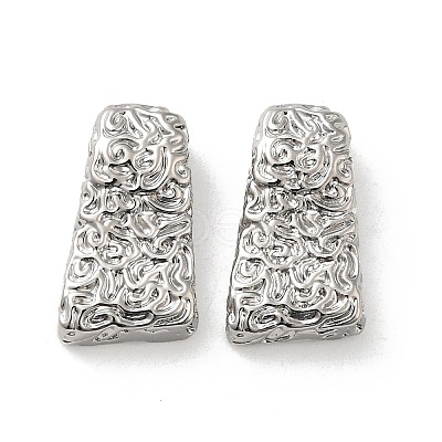 Textured Brass Beads KK-H455-05P-1