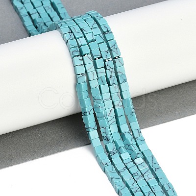 Synthesis Turquoise Beads Strands G-B129-A07-01-1
