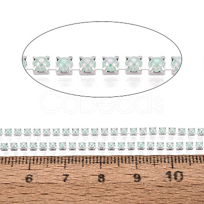 Iron & ABS Plastic Imitation Pearl Tennis Chains CH-Q006-01A-15-1